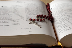 bible and rosary