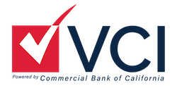 VCI (vericheck) is a commercial bank of california company